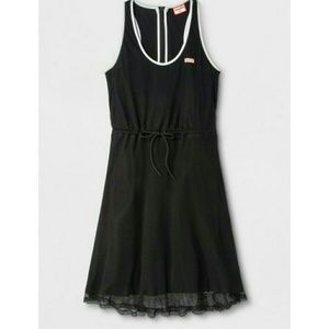 Hunter for target black mesh a line dress
